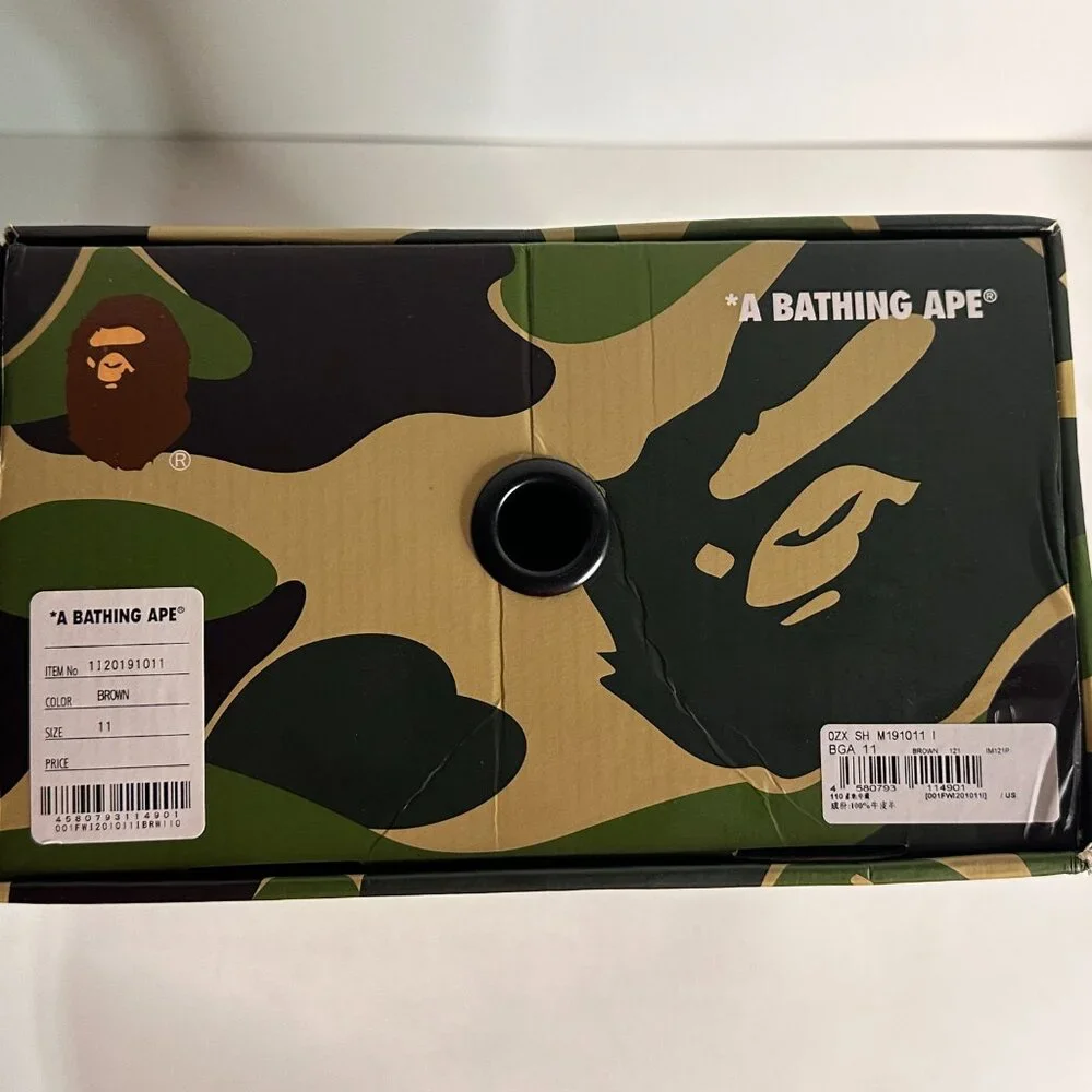 A Bathing Ape STA 93 Mid Sneakers Men Size 11 / New - Picture 12 of 12